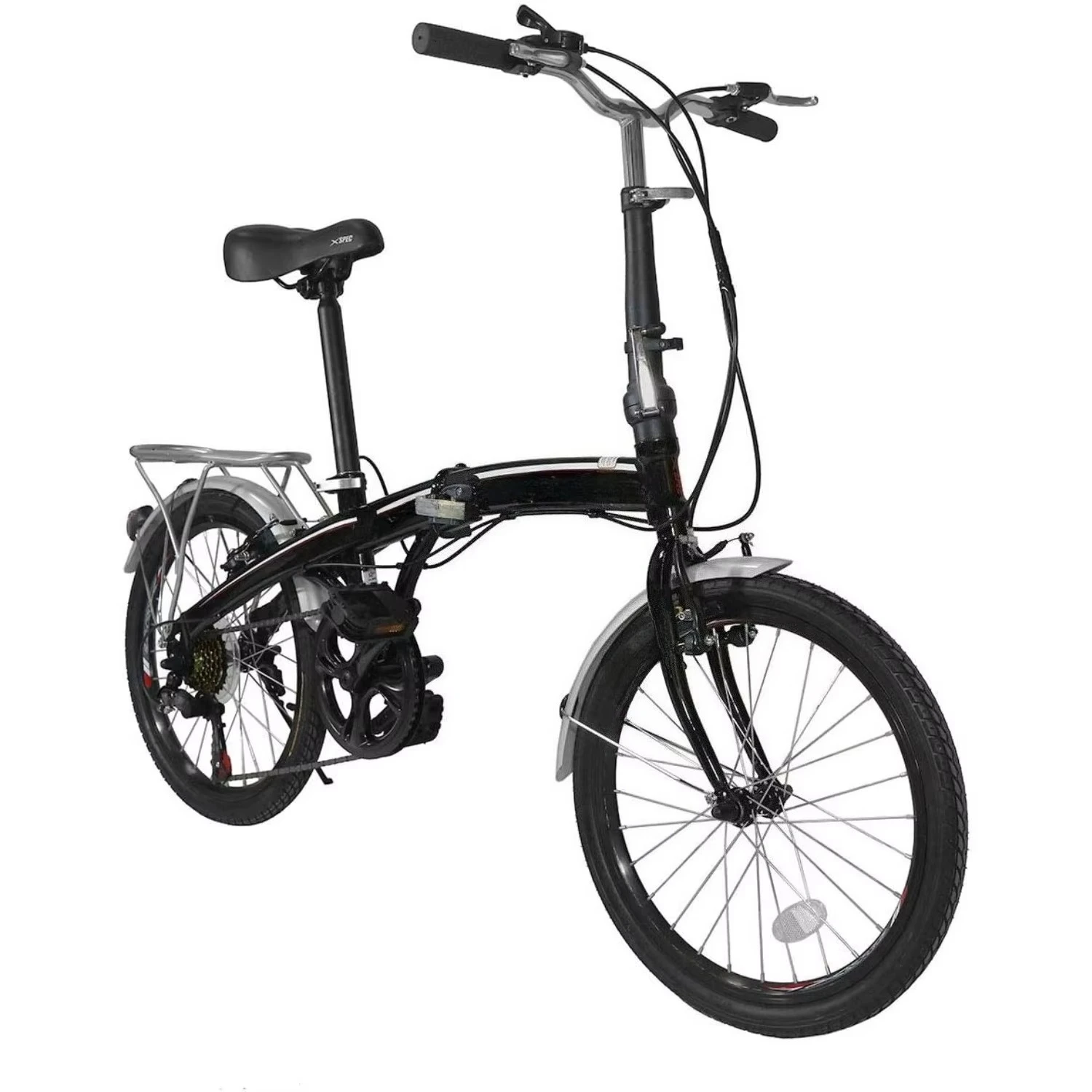 20" 7 Speed Folding Compact City Commuter Bike (NOT an Electric Bike)
20" 7 Speed Folding Compact City Commuter Bike (NOT an Electric Bike)