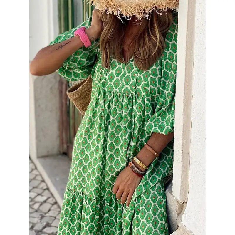 Boho Maxi Dr женское платье с цветочным принтом для летних каникул, пляжное платье Cleanfit H, версия для среднего возраста Ciwalk, 00% льняной материал
Boho Maxi Dr женское платье с цветочным принтом для летних каникул, пляжное платье Cleanfit H, версия для среднего возраста Ciwalk, 00% льняной материал