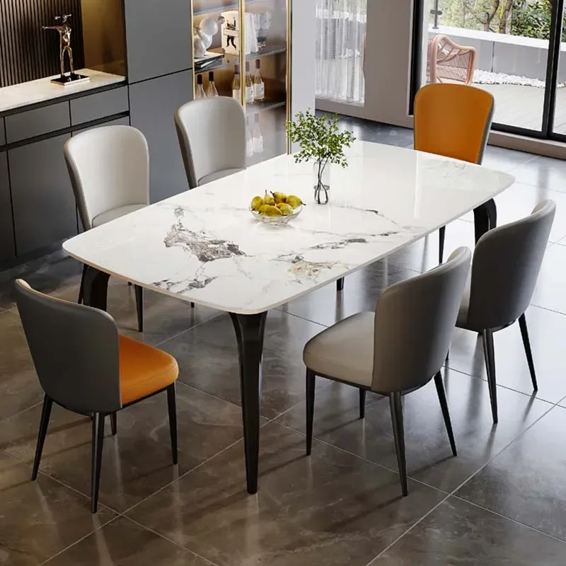 B Legs Metal Waterproof Table Modern Rectangular Italian Restaurant Dining Table Chairs Living Room Esstisch Home Furniture
B Legs Metal Waterproof Table Modern Rectangular Italian Restaurant Dining Table Chairs Living Room Esstisch Home Furniture