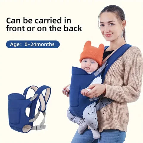 Porte-bébé sac à dos respirant face avant 4 en 1 infantile confortable fronde sac à dos pochette enveloppement bébé kangourou nouveau