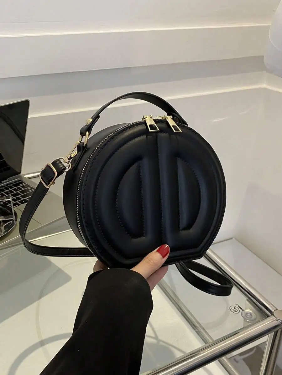 Mini Fashion Quilted Crossbody Bag, Round Shoulder Bag, Women's Casual Handbag & Purse
Mini Fashion Quilted Crossbody Bag, Round Shoulder Bag, Women's Casual Handbag & Purse