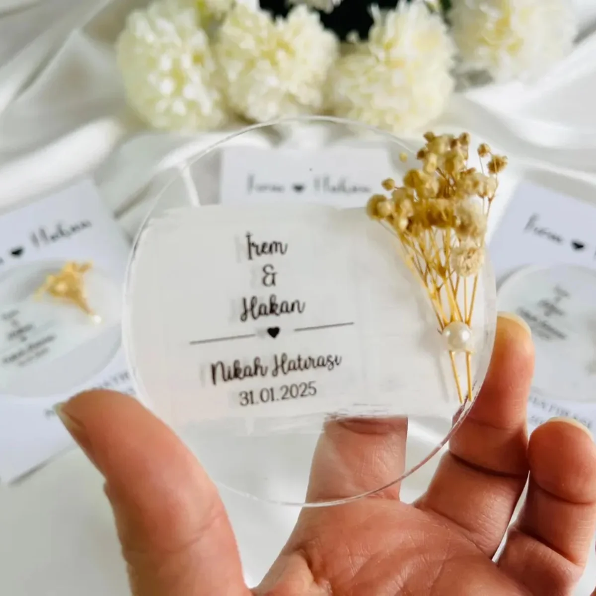 10PCS Personalized Wedding Magnet Favor, Dried Flower Magnet for Guest, Plexi Bridal Shower Gifts, Elegant Design Gifts, Wedding
10PCS Personalized Wedding Magnet Favor, Dried Flower Magnet for Guest, Plexi Bridal Shower Gifts, Elegant Design Gifts, Wedding