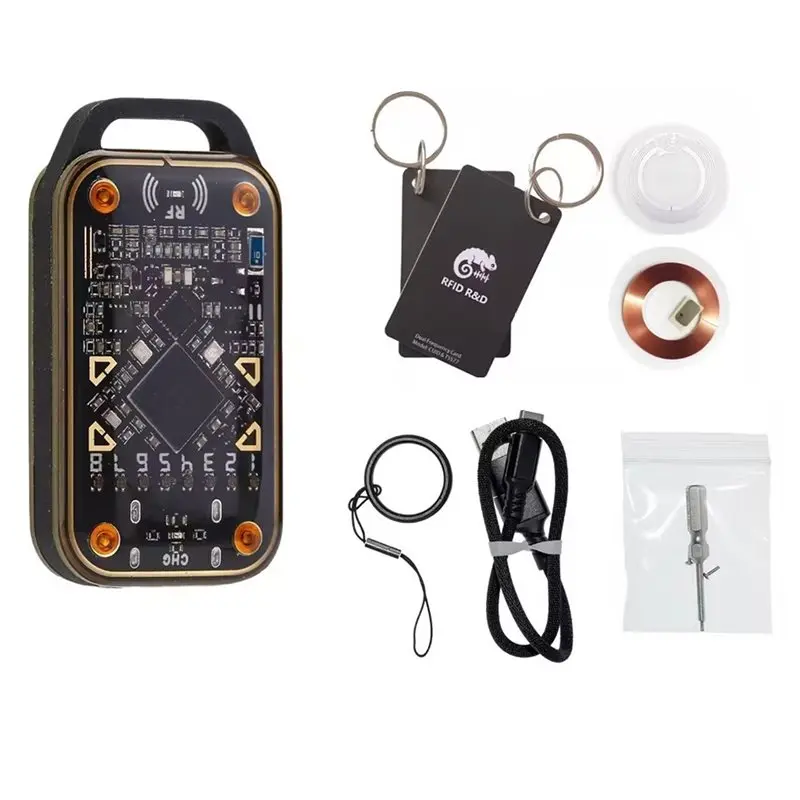 CJSD-New Chameleon 3.0 Smart Card Simulator Compatible With NFC Readers, RFID Smart Chips, ID IC Readers, And Tag Copiers.
CJSD-New Chameleon 3.0 Smart Card Simulator Compatible With NFC Readers, RFID Smart Chips, ID IC Readers, And Tag Copiers.