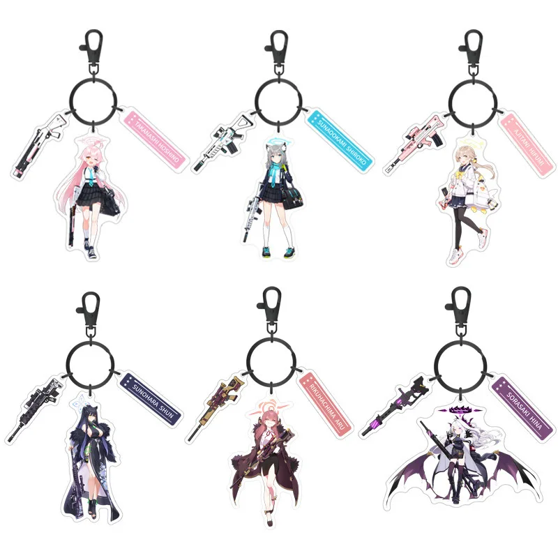Game Blue Archive Acrylic Keychain Sorasaki Hina Takanashi Hoshino SUNAOOKAMI SHIROKO Pendant Key Chain for Fans
Game Blue Archive Acrylic Keychain Sorasaki Hina Takanashi Hoshino SUNAOOKAMI SHIROKO Pendant Key Chain for Fans