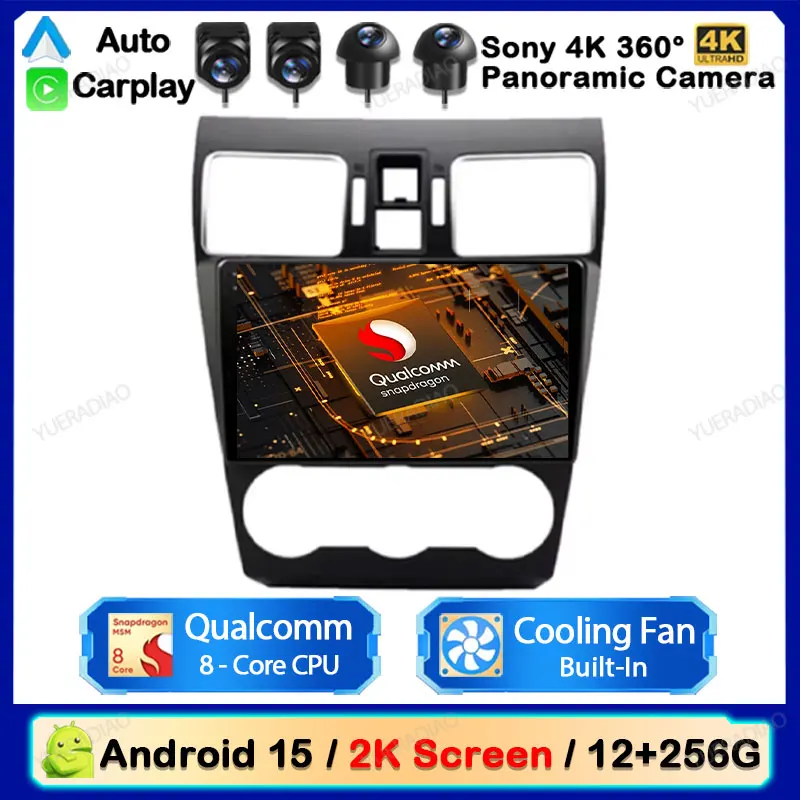 Android 15 Radio For Subaru Forester 4 SJ XV WRX 2012- 2015 2018 Carplay Stereo GPS Navi Car Multimedia Player 2din Carplay DVD
Android 15 Radio For Subaru Forester 4 SJ XV WRX 2012- 2015 2018 Carplay Stereo GPS Navi Car Multimedia Player 2din Carplay DVD