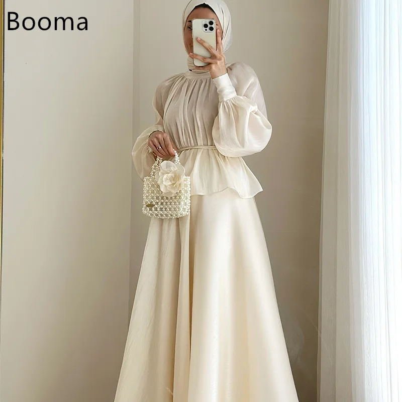 Booma A-Line Pleat Shiny O-Neck Flower Women Prom Formal Gowns for Women Long-Sleeveless Elegant Evening Dress Customized 2025
Booma A-Line Pleat Shiny O-Neck Flower Women Prom Formal Gowns for Women Long-Sleeveless Elegant Evening Dress Customized 2025