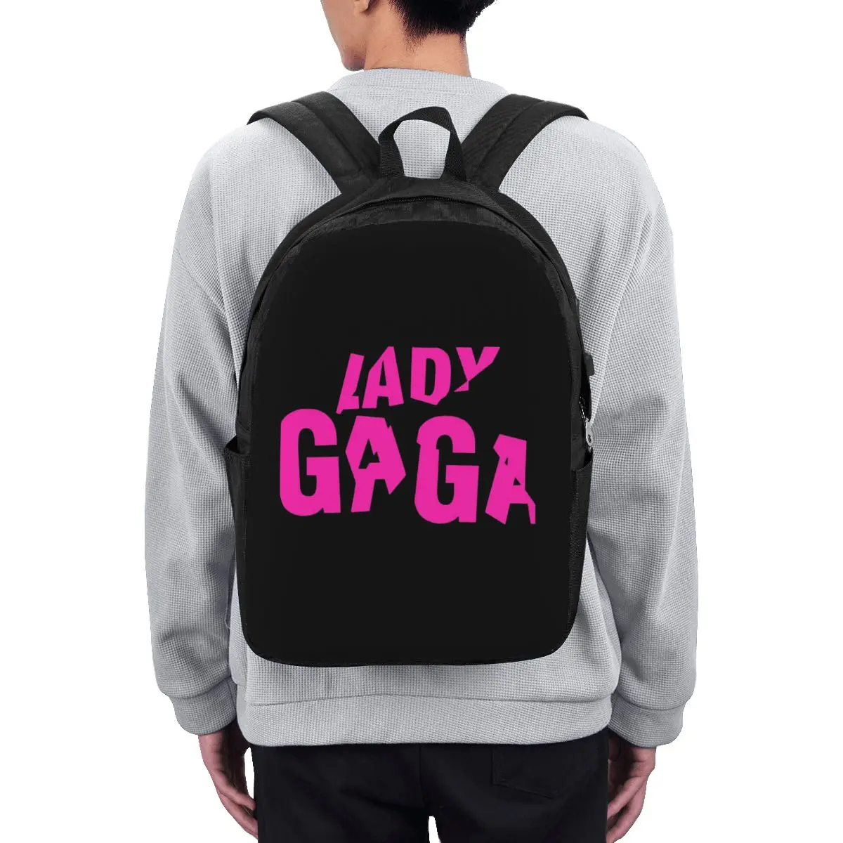 Lady Gaga Mayhem Album Logo Backpack Travel Notebook Bag Computer College Student School Bag Laptop Shoulder Bags for Men Women
Lady Gaga Mayhem Album Logo Backpack Travel Notebook Bag Computer College Student School Bag Laptop Shoulder Bags for Men Women