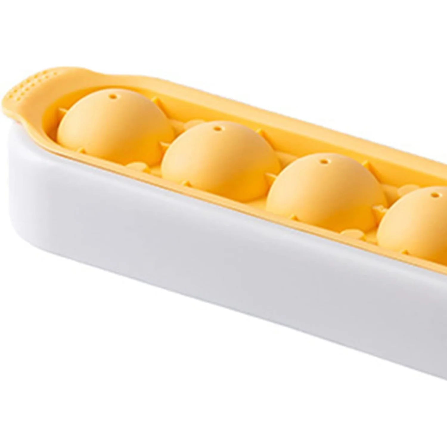 Ice Ball Maker Leak-proof Strong Construction Wide Application Ice Cube Tray for Party Yellow
Ice Ball Maker Leak-proof Strong Construction Wide Application Ice Cube Tray for Party Yellow