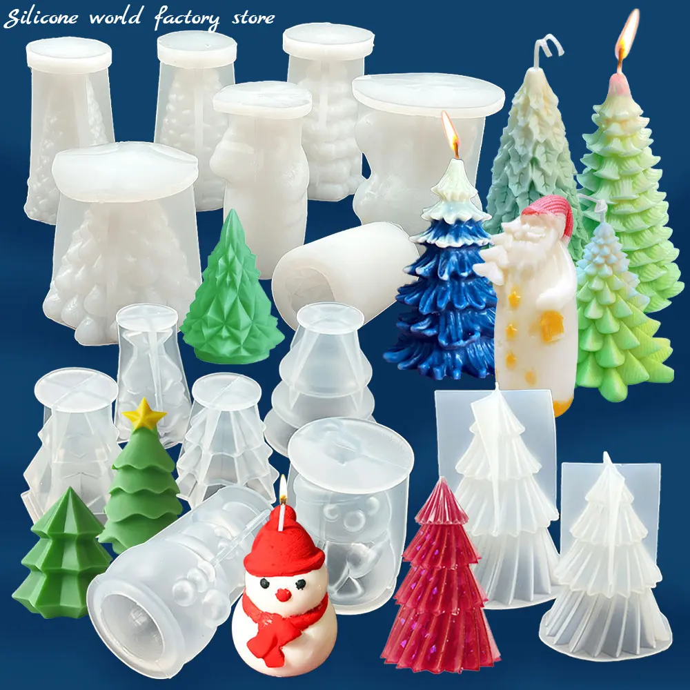 Silicone World Christmas Series Silicone Candle Mold DIY Xmas Tree Aromatherapy Gypsum Resin Mold Cake Baking Molds Decor Gifts
Silicone World Christmas Series Silicone Candle Mold DIY Xmas Tree Aromatherapy Gypsum Resin Mold Cake Baking Molds Decor Gifts