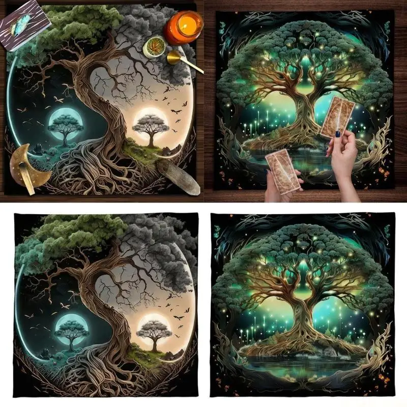 M5TC Divinations Cards Table Cloth Tapestry Trees Of Life Tarots Card Tablecloth Astrologys Tarots Witchcrafts Deck Cloth
M5TC Divinations Cards Table Cloth Tapestry Trees Of Life Tarots Card Tablecloth Astrologys Tarots Witchcrafts Deck Cloth