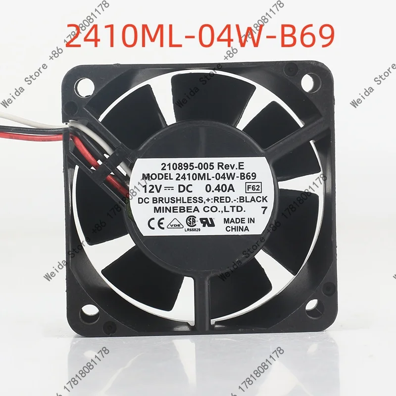NMB original 2410ML-04W-B69 12V 0.40A 6CM 6025 Industrial computer inverter three wire cooling fan
NMB original 2410ML-04W-B69 12V 0.40A 6CM 6025 Industrial computer inverter three wire cooling fan