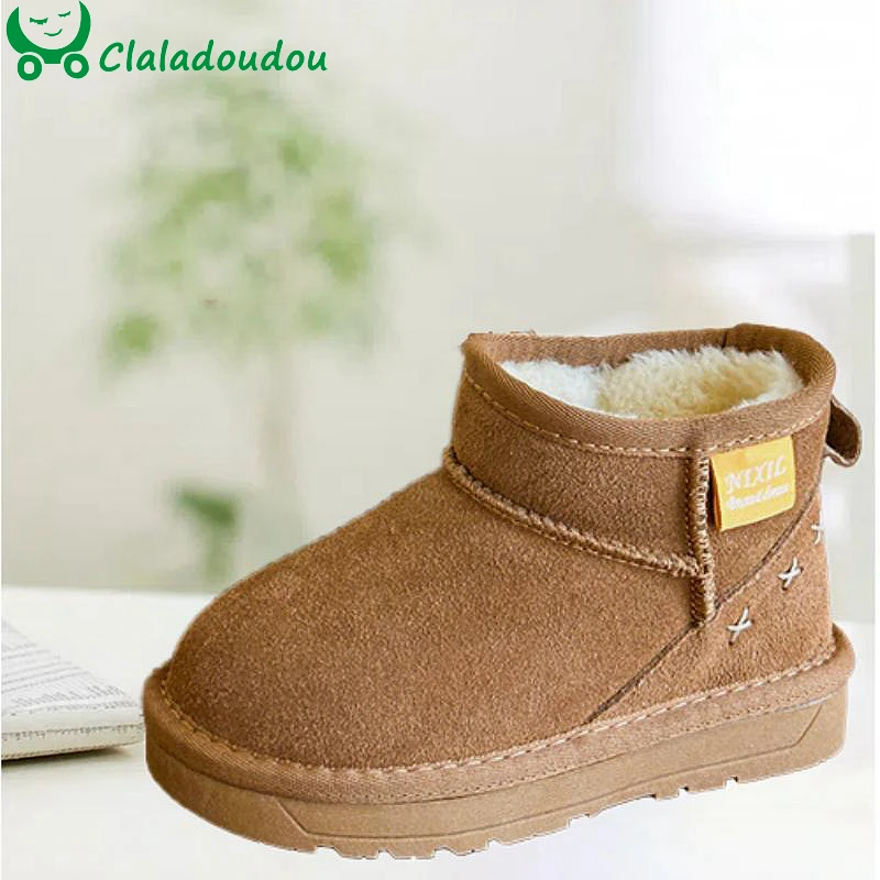 2024 Brand Snow Boots For Boys,Solid Suede Zip Boots With Thick Plush For Toddler Girls,Baby Genuine Leather Winter Walkers
2024 Brand Snow Boots For Boys,Solid Suede Zip Boots With Thick Plush For Toddler Girls,Baby Genuine Leather Winter Walkers