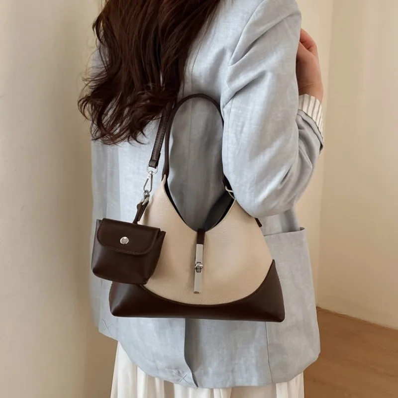 Women's Everyday Style Multi-color Faux Leather Crescent Hobo Shoulder Bag, for Work, Travel Daily Commute & Casual Street Style
Women's Everyday Style Multi-color Faux Leather Crescent Hobo Shoulder Bag, for Work, Travel Daily Commute & Casual Street Style