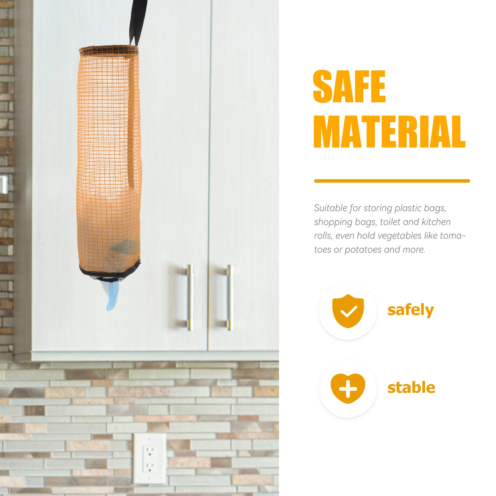 3Pcs Reusable Bag Organizer Nylon Kitchen Grocery Bag Holder with Hanging Lanyard for Storing Plastic Bags and Vegetables Space
3Pcs Reusable Bag Organizer Nylon Kitchen Grocery Bag Holder with Hanging Lanyard for Storing Plastic Bags and Vegetables Space