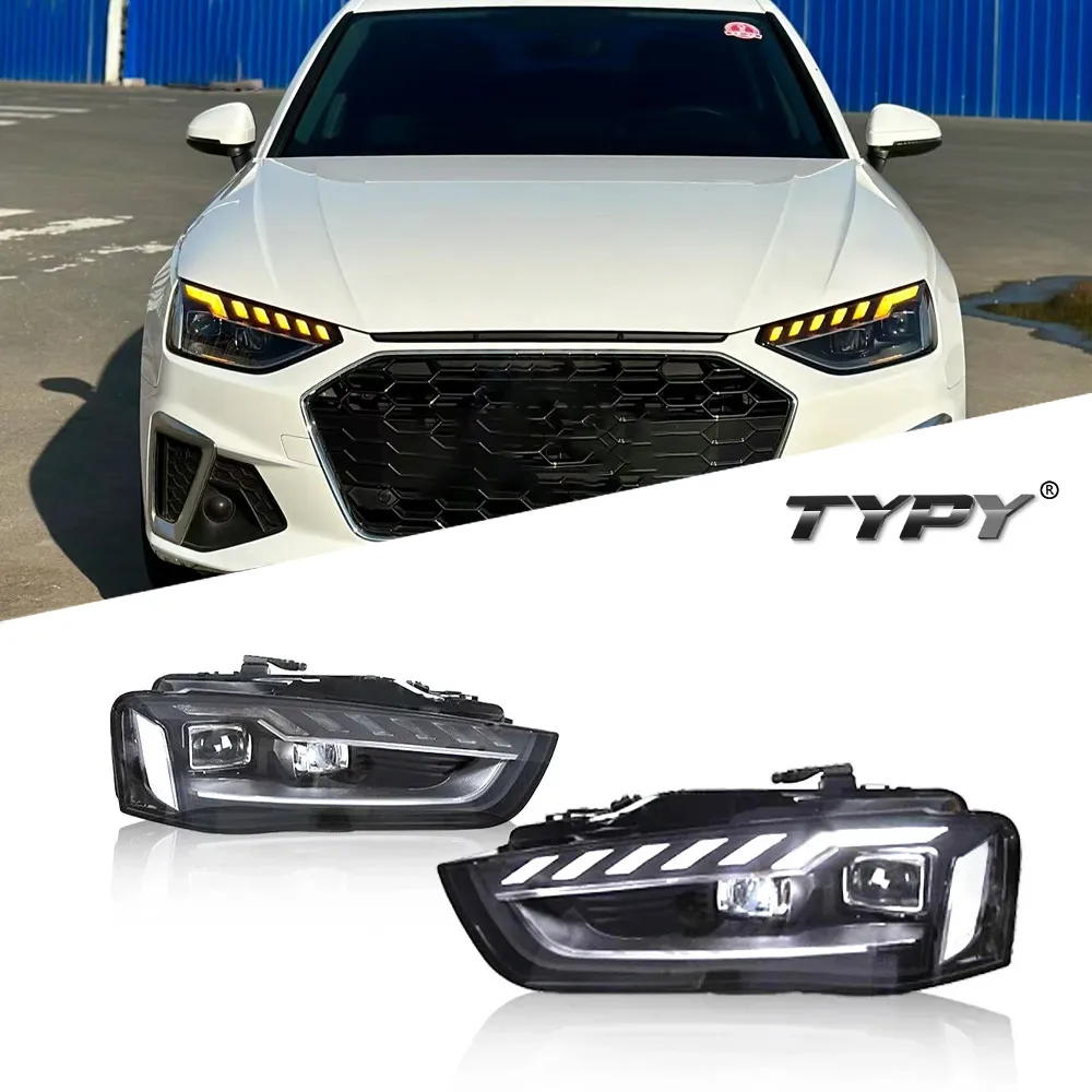 Автомобильные фары для Audi A4L B8 2013-2016, обновленные модифицированные светодиодные фары, динамические указатели поворота, тормозные DRL, автомобильные аксессуары
Автомобильные фары для Audi A4L B8 2013-2016, обновленные модифицированные светодиодные фары, динамические указатели поворота, тормозные DRL, автомобильные аксессуары