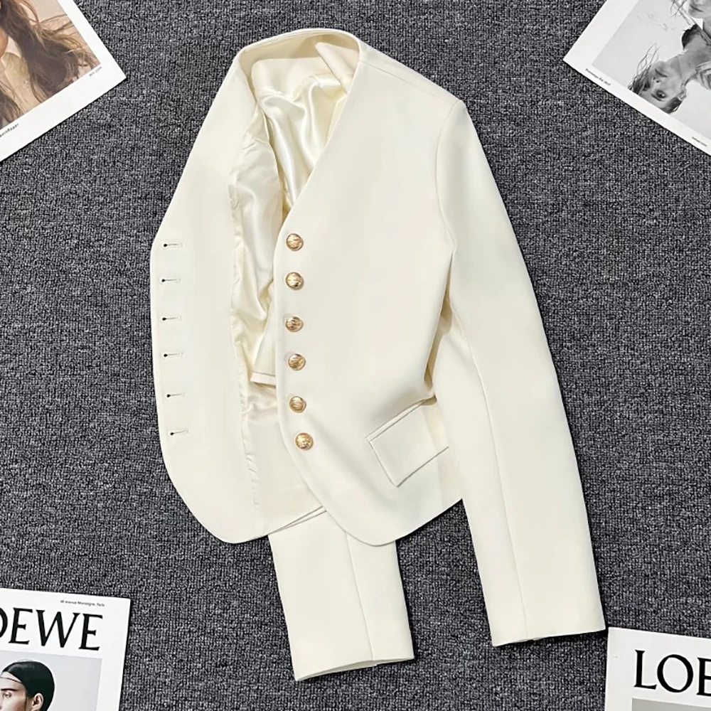 Fashion Spring Autumn new Style women's jacket High-quality Casual suit Coat Elegant temperament, trendy versatile Ladies' coat
Fashion Spring Autumn new Style women's jacket High-quality Casual suit Coat Elegant temperament, trendy versatile Ladies' coat
