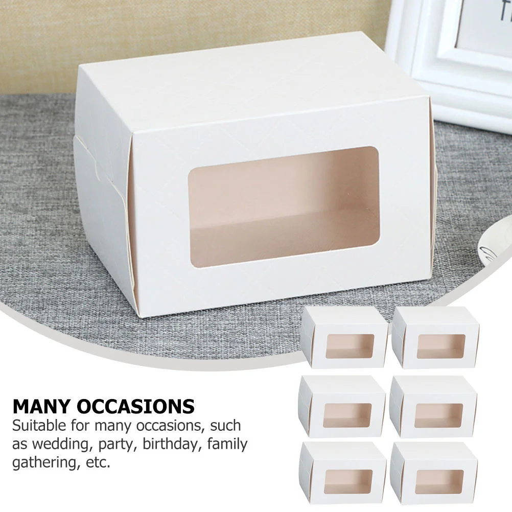 10 Pcs Cake Box Baking Supplies Premium Material Food Safe Clear Window Waterproof Oil Proof Dessert Packaging Snacks
10 Pcs Cake Box Baking Supplies Premium Material Food Safe Clear Window Waterproof Oil Proof Dessert Packaging Snacks