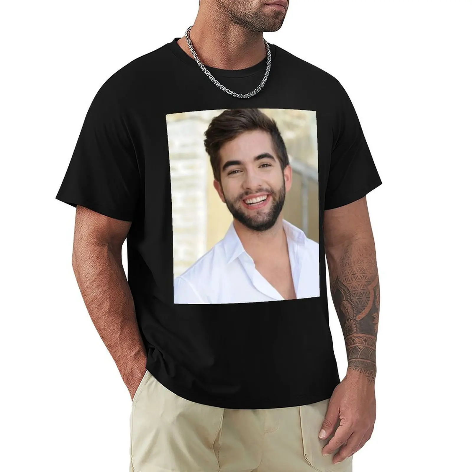 Kendji Girac handsome T-Shirt anime clothes boys animal print topping mens white t shirts
Kendji Girac handsome T-Shirt anime clothes boys animal print topping mens white t shirts