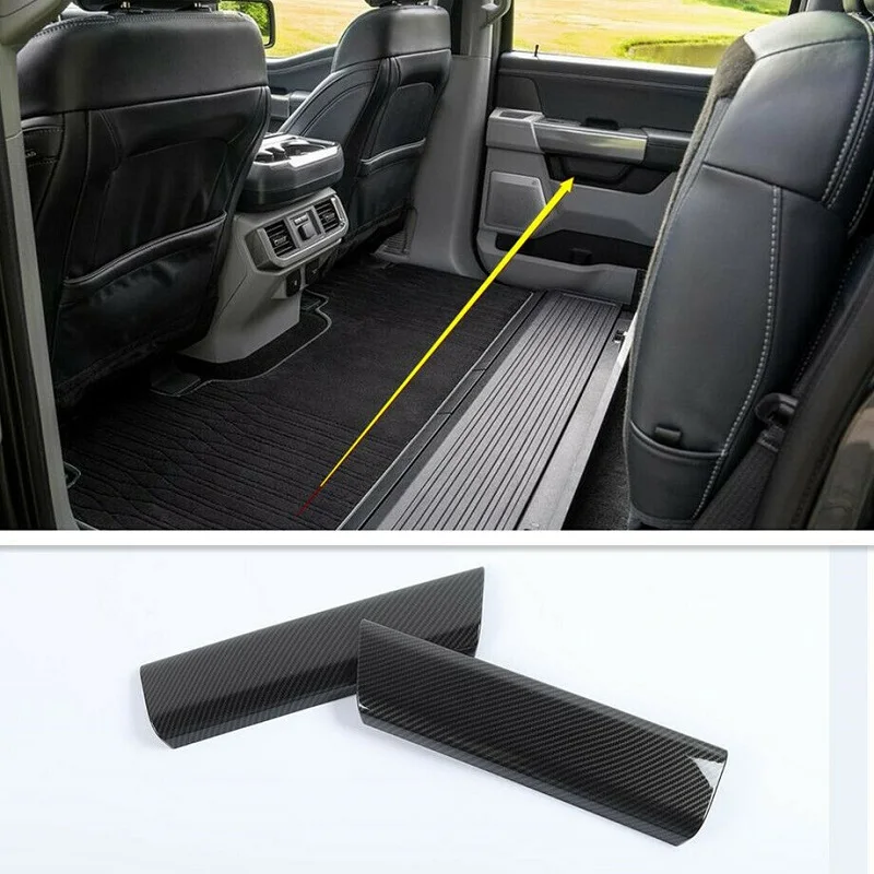 Car Inner Rear Door Handle Cover Trim ABS Carbon Fiber For Ford F150 F-150 2021+
Car Inner Rear Door Handle Cover Trim ABS Carbon Fiber For Ford F150 F-150 2021+
