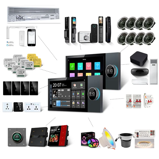 Smart 7 Inch Wireless Home Automation Smart Screen Android Central Control Panel 8 Speakers US Zigbee Gateway WiFi
Smart 7 Inch Wireless Home Automation Smart Screen Android Central Control Panel 8 Speakers US Zigbee Gateway WiFi