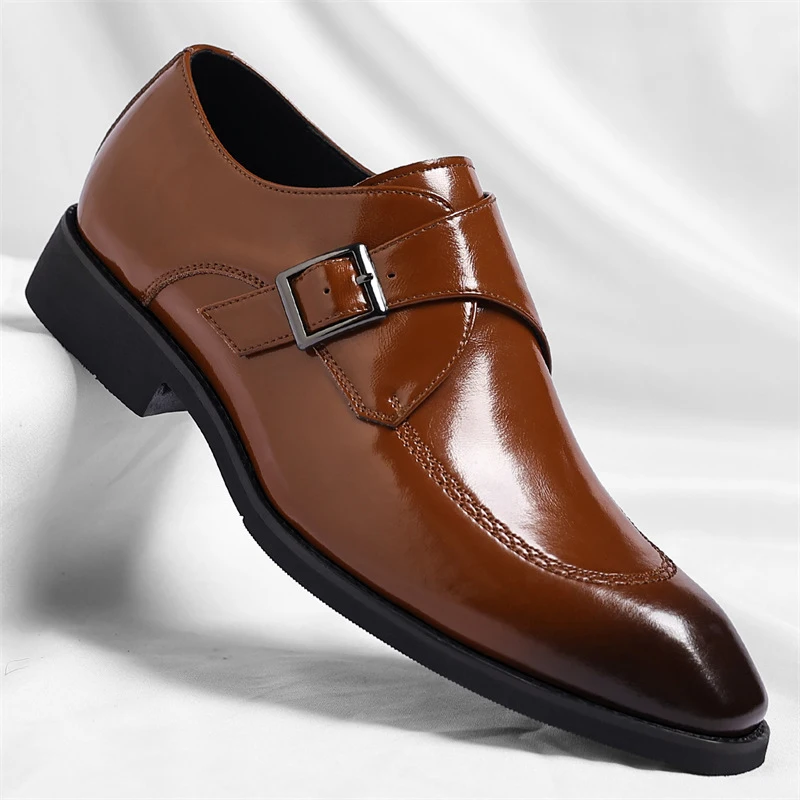 Men's business plus size formal leather shoes, fashionable office casual shoes, comfortable and breathable dress shoes
Men's business plus size formal leather shoes, fashionable office casual shoes, comfortable and breathable dress shoes