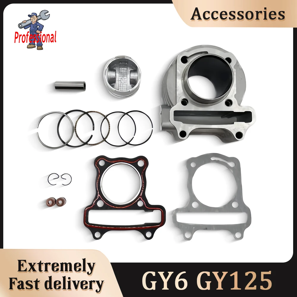 GY6 52.4mm Bore Cylinder Kit For 125cc 150cc Scooter ATV Engine Replacement Parts
GY6 52.4mm Bore Cylinder Kit For 125cc 150cc Scooter ATV Engine Replacement Parts