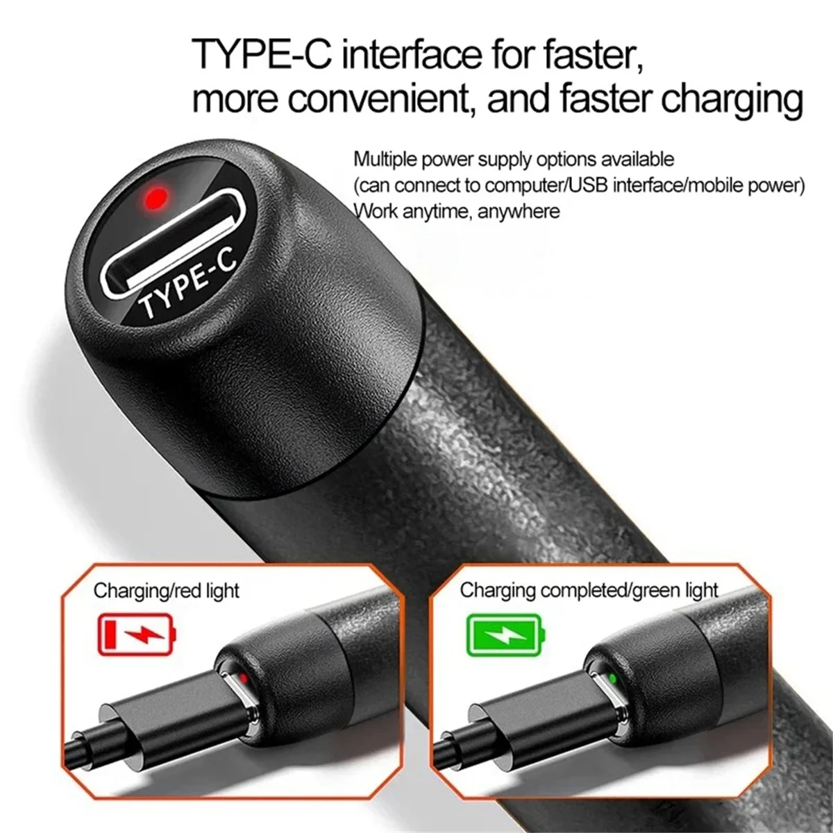 5V Micro-USB Soldering Iron Kit,with Battery Wireless Soldering Iron Portable Electric Welding Machine Solder Pen BlackJADD
5V Micro-USB Soldering Iron Kit,with Battery Wireless Soldering Iron Portable Electric Welding Machine Solder Pen BlackJADD