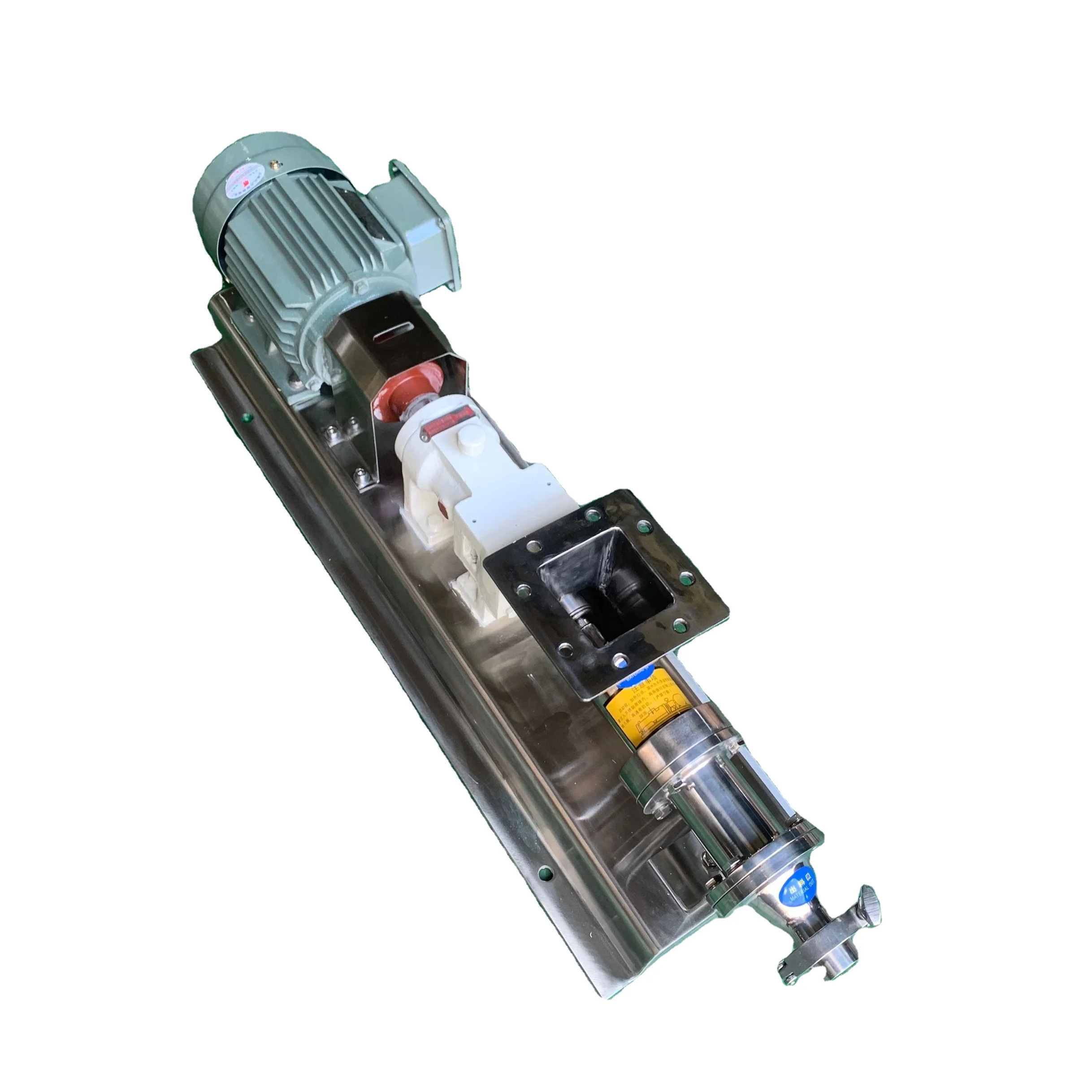 2.2KW 0.6Mpa High Viscosity Fibrous Media Stainless Steel Gear Pump Sanitary Single Screw Mono Pump
2.2KW 0.6Mpa High Viscosity Fibrous Media Stainless Steel Gear Pump Sanitary Single Screw Mono Pump