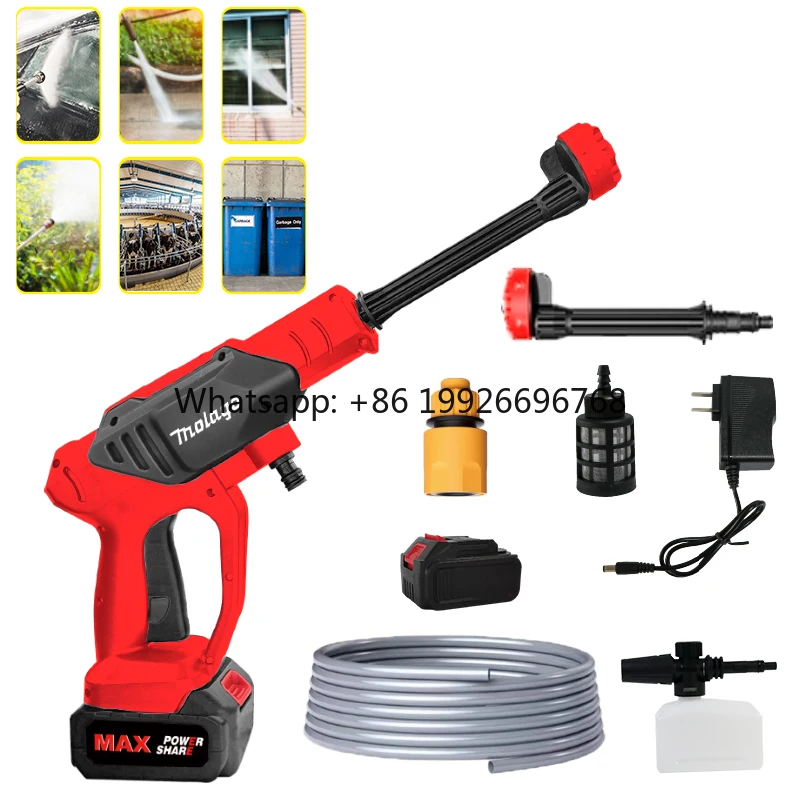 Washing 800W 70bar Rechargeable Copper Mini Automatic Car Wash Cordless Washer Gun Portable Electric High Pressure Machine
Washing 800W 70bar Rechargeable Copper Mini Automatic Car Wash Cordless Washer Gun Portable Electric High Pressure Machine