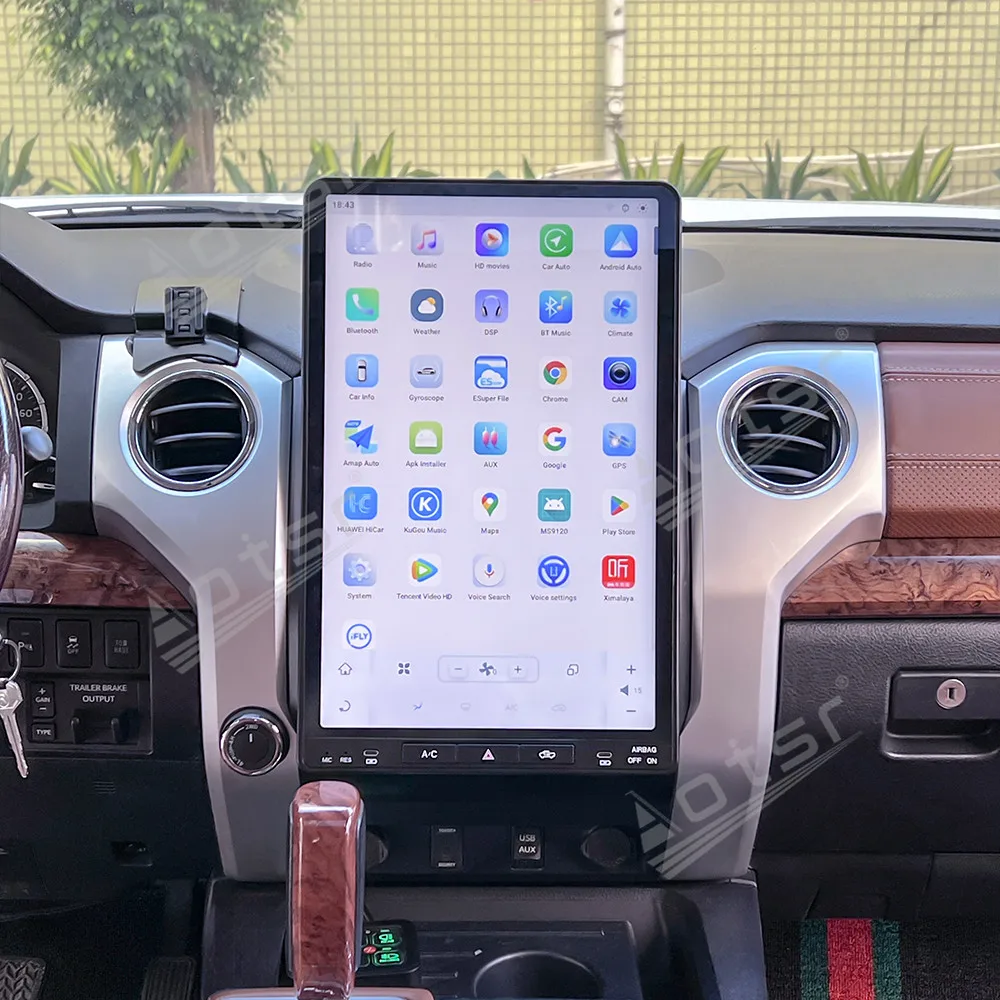 Для Toyota Tundra 2014-2019 16,8-дюймовый Android 13 CarPlay автомобильный радиоприемник с сенсорным экраном мультимедийный плеер GPS Navi головное устройство обновление авто
Для Toyota Tundra 2014-2019 16,8-дюймовый Android 13 CarPlay автомобильный радиоприемник с сенсорным экраном мультимедийный плеер GPS Navi головное устройство обновление авто
