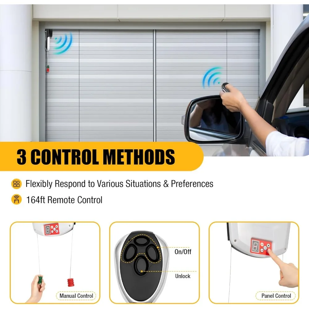 Automatic Roll Up Door Opener 110V 110W Electric Roller Shutter Door Opener with 2 Remotes 800N 22.5M² Roller Shutter for Garage
Automatic Roll Up Door Opener 110V 110W Electric Roller Shutter Door Opener with 2 Remotes 800N 22.5M² Roller Shutter for Garage
