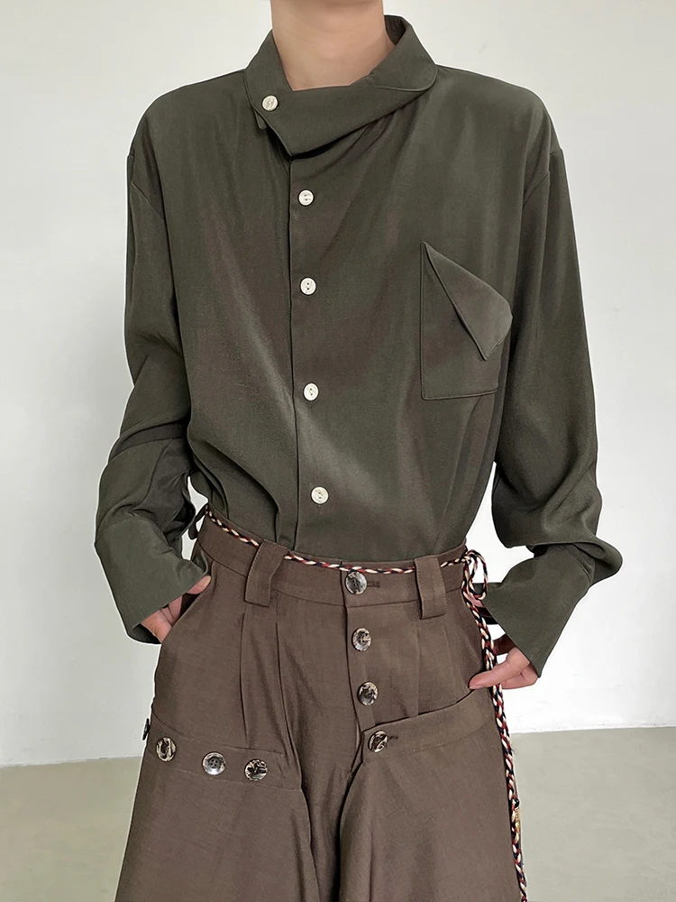 BKYC Vintage Loose Long Sleeve Shirt Collar Design Minimalist Versatile Shirt Autumn Winter Youth Fashion Button Detail Iron ...
BKYC Vintage Loose Long Sleeve Shirt Collar Design Minimalist Versatile Shirt Autumn Winter Youth Fashion Button Detail Iron ...