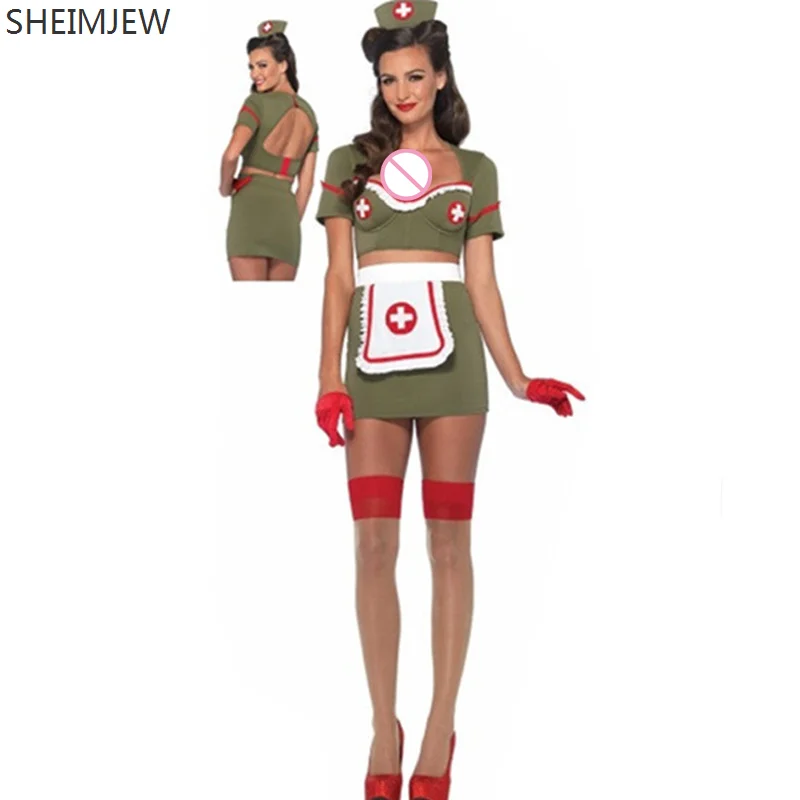 Halloween Masquerade Party Battlefield Doctor Nurse Cosplay Costume Sexy Nurse Maid Fancy Bar Nightclub Uniform Party Stage Wear
Halloween Masquerade Party Battlefield Doctor Nurse Cosplay Costume Sexy Nurse Maid Fancy Bar Nightclub Uniform Party Stage Wear