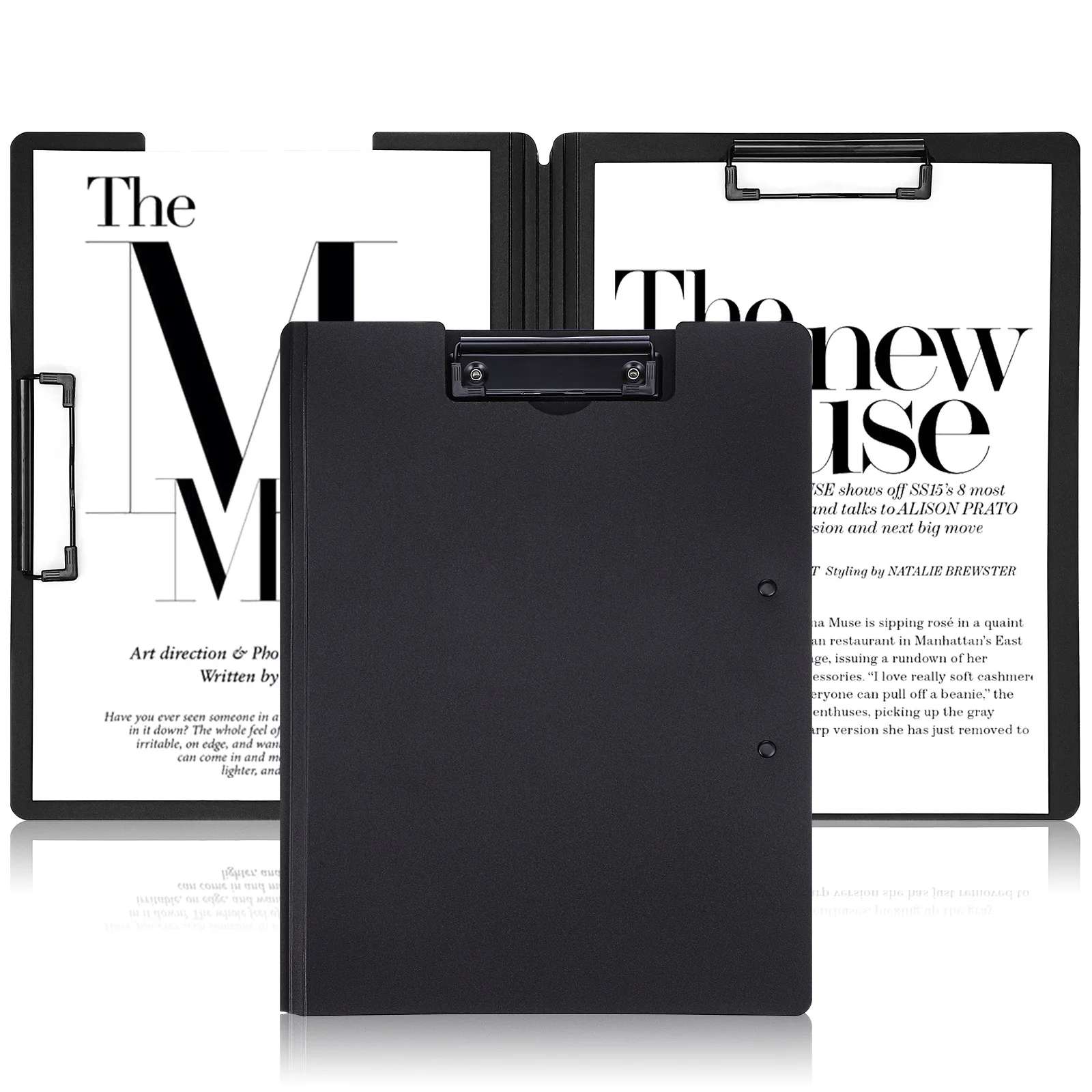2 Pcs A4 Double Clip Folder Foldable Sturdy Clipboard File ganizer Dual Clip Black Classroom Office Storage Padfolio Document
2 Pcs A4 Double Clip Folder Foldable Sturdy Clipboard File ganizer Dual Clip Black Classroom Office Storage Padfolio Document