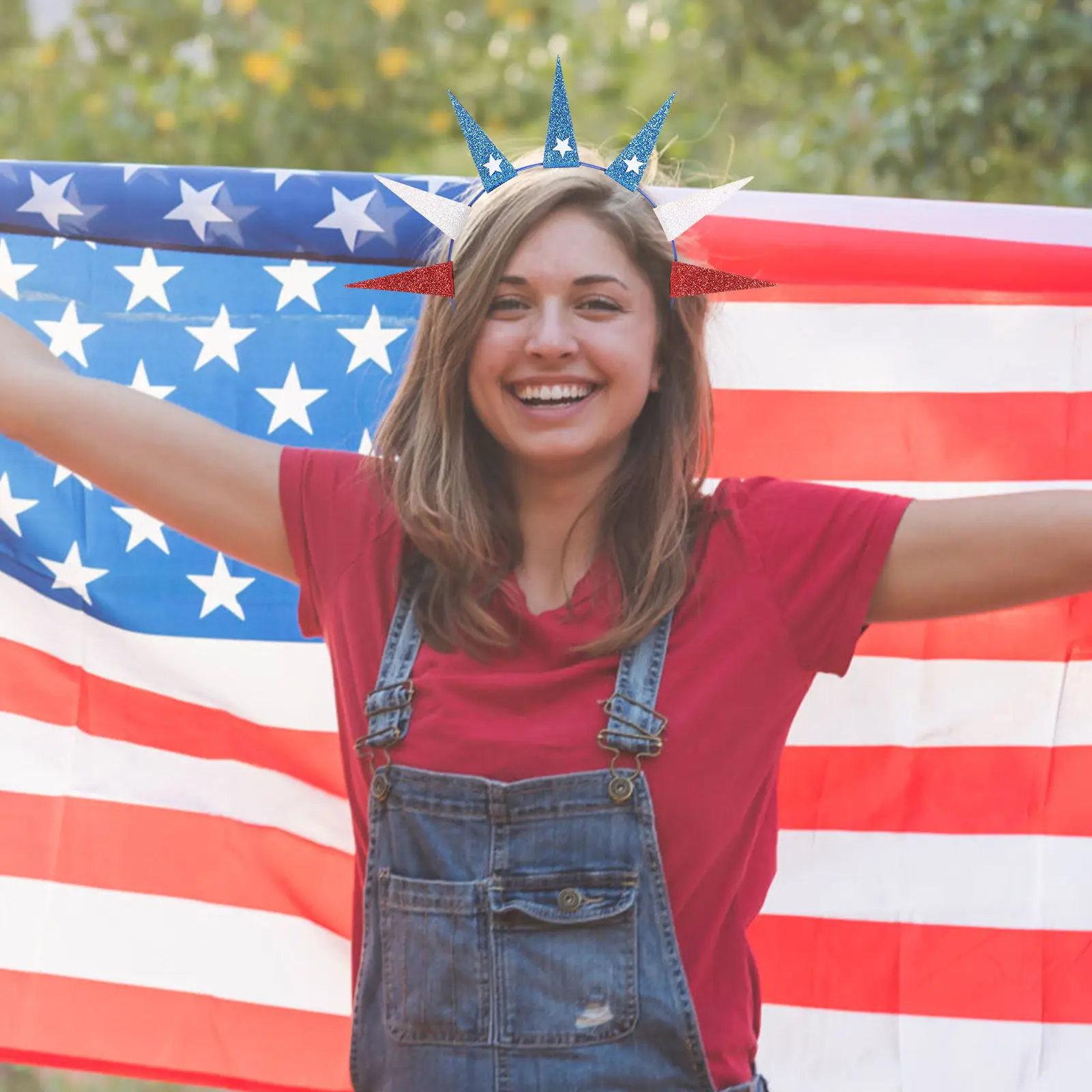 Блестящие повязки на голову со звездами для Дня независимости, для мужчин, женщин и детей, подходят для фестивалей, украшения для волос, реквизит для фотосессий
Блестящие повязки на голову со звездами для Дня независимости, для мужчин, женщин и детей, подходят для фестивалей, украшения для волос, реквизит для фотосессий