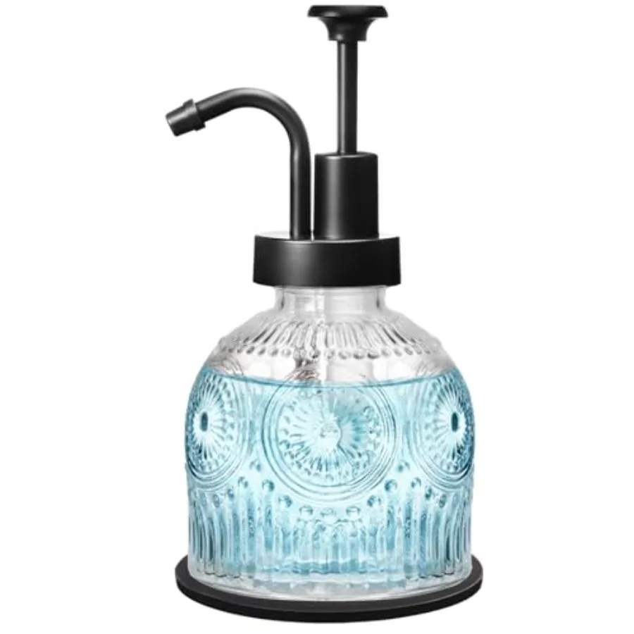 Vintage Soap Dispenser, Kitchen Dish Soap Dispensers with Pump Mat, Glass Hand Soap Dispenser for Bathroom, Liquid, Lotion, Ref
Vintage Soap Dispenser, Kitchen Dish Soap Dispensers with Pump Mat, Glass Hand Soap Dispenser for Bathroom, Liquid, Lotion, Ref