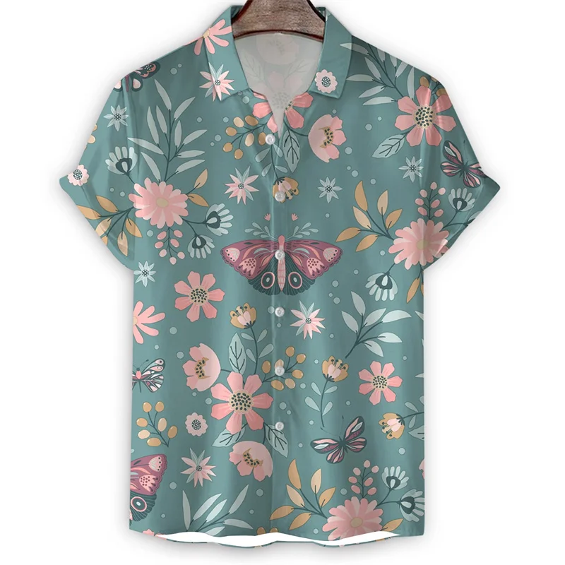 Retro Plants Flower 3d Print Shirt For Men Summer Casual Loose Short Sleeve Tops Fashion Button Shirts Street Lapel Blouse
Retro Plants Flower 3d Print Shirt For Men Summer Casual Loose Short Sleeve Tops Fashion Button Shirts Street Lapel Blouse