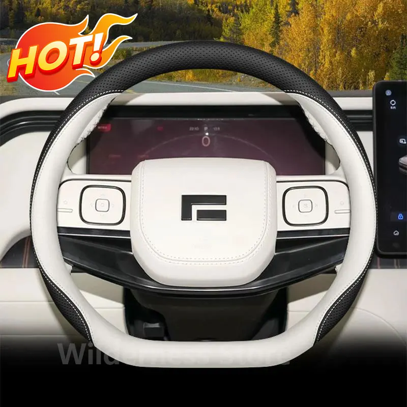 Sport Style Leather Steering Wheel Cover for Polar Stone Jishi 01 2023-2026 Ultra thin Steering Wheel Cover Jishi 01 Accessories
Sport Style Leather Steering Wheel Cover for Polar Stone Jishi 01 2023-2026 Ultra thin Steering Wheel Cover Jishi 01 Accessories