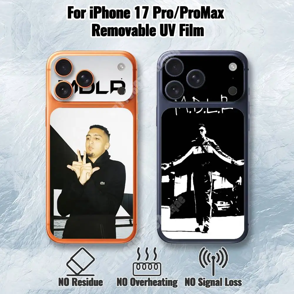 Rapper M-Morad MDLR Removable UV Film for iPhone 17 Pro 17 ProMax HD Decal Skin
Rapper M-Morad MDLR Removable UV Film for iPhone 17 Pro 17 ProMax HD Decal Skin