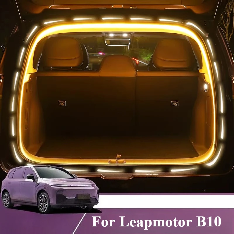 For Leapmotor B10 Special Trunk Light Strip, No-Damage Installation Ambient Light, Car Refit Rear Box Lamp Accessories
For Leapmotor B10 Special Trunk Light Strip, No-Damage Installation Ambient Light, Car Refit Rear Box Lamp Accessories