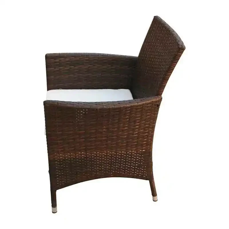 Outdoor Furniture Set Brown PE Rattan 7 Piece Seats Many
Outdoor Furniture Set Brown PE Rattan 7 Piece Seats Many