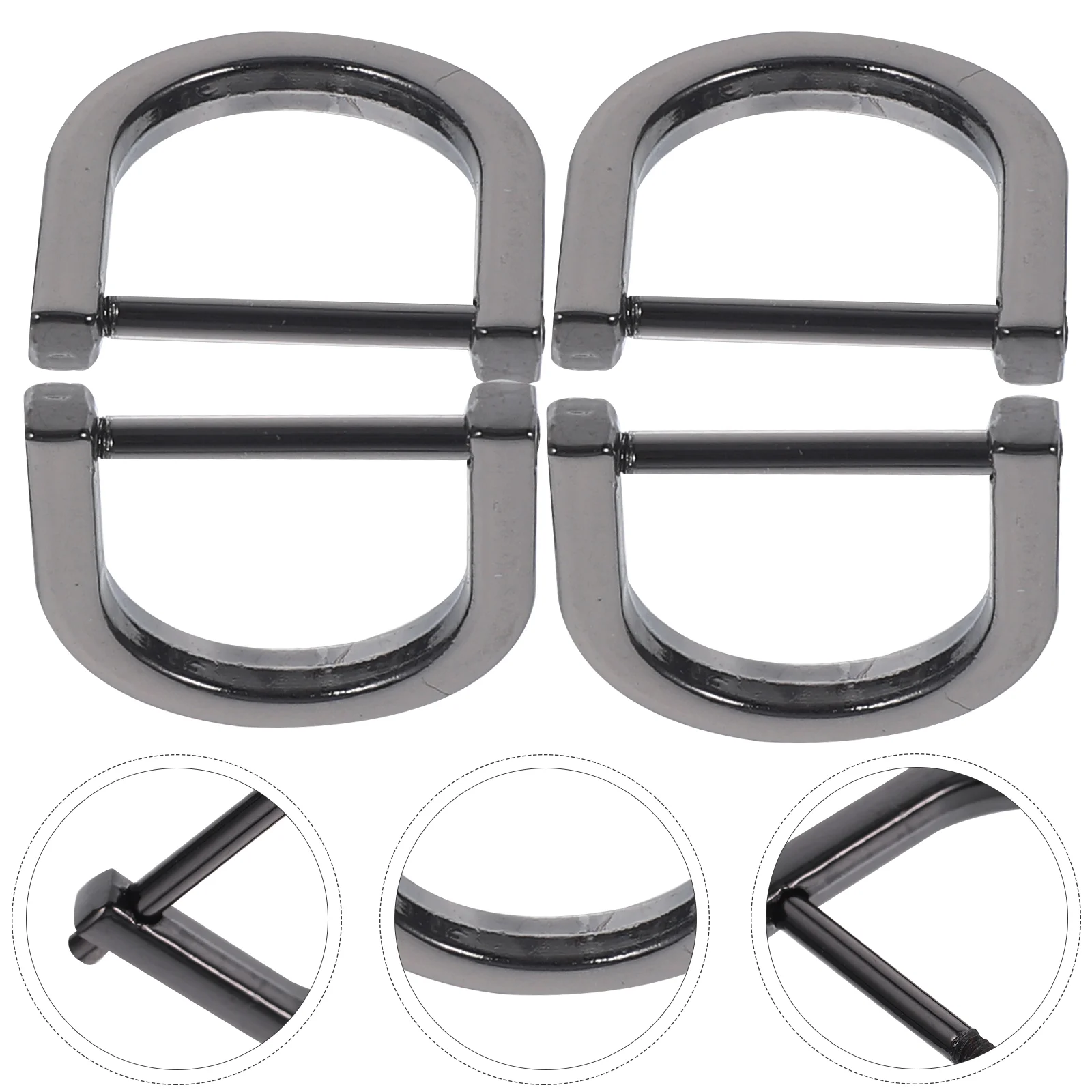 4PCS Semi Circular D for Bags Metal Adjustable Backpack Strap Hardware Accessory D Buckle Service Life Easy Install
4PCS Semi Circular D for Bags Metal Adjustable Backpack Strap Hardware Accessory D Buckle Service Life Easy Install