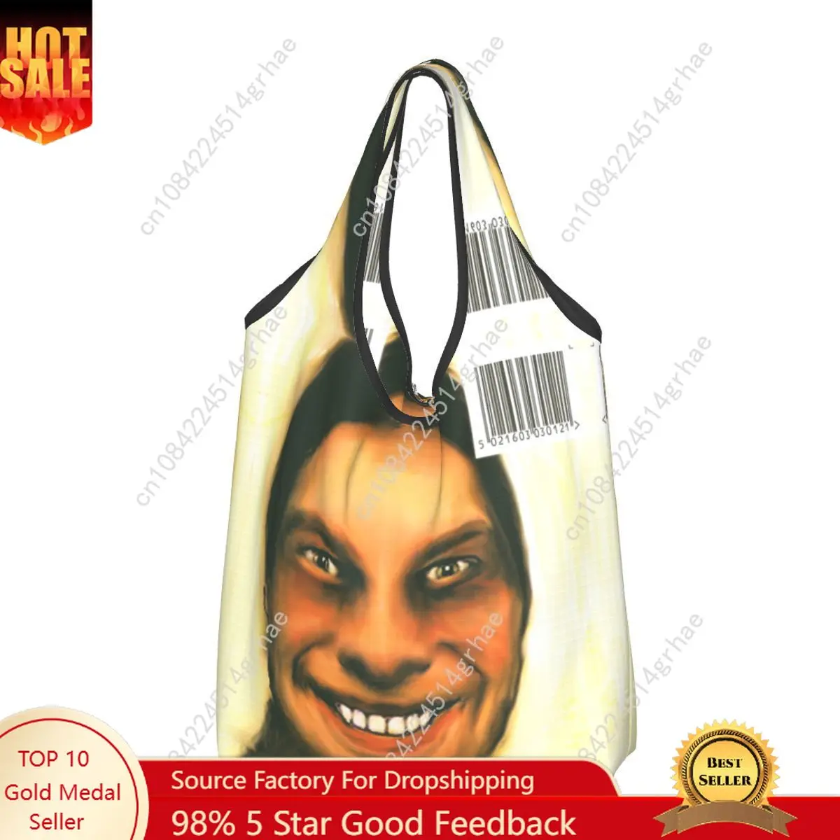 Aphex Twin Reusable Shopping Grocery Bags Foldable 50LB Weight Capacity Heavy Duty Tote Bag with Pouch Eco-Friendly Washable
Aphex Twin Reusable Shopping Grocery Bags Foldable 50LB Weight Capacity Heavy Duty Tote Bag with Pouch Eco-Friendly Washable