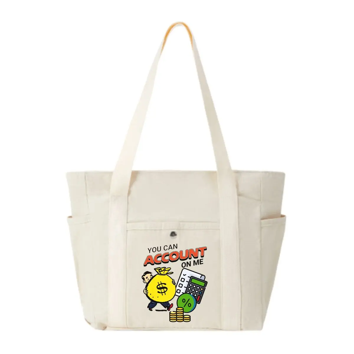 Account On Me financial - humor art Lightweight Multi-Pocket Canvas Shoulder Bag Shopping Date Practical Bag
Account On Me financial - humor art Lightweight Multi-Pocket Canvas Shoulder Bag Shopping Date Practical Bag