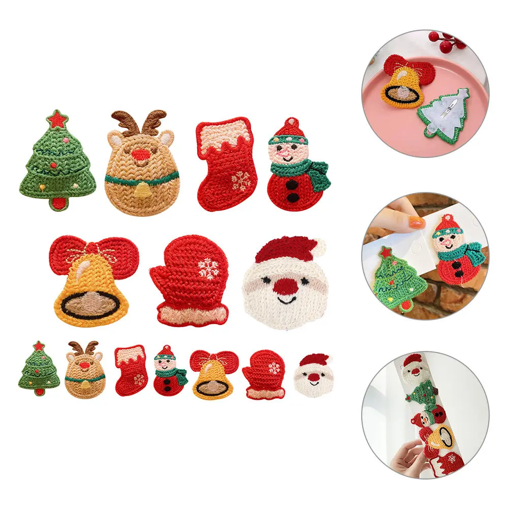 14Pcs Christmas Hairpins Knitting Snap Clips Stylish Hair Accessories Xmas Hair Clips Holiday Party Hairpins
14Pcs Christmas Hairpins Knitting Snap Clips Stylish Hair Accessories Xmas Hair Clips Holiday Party Hairpins