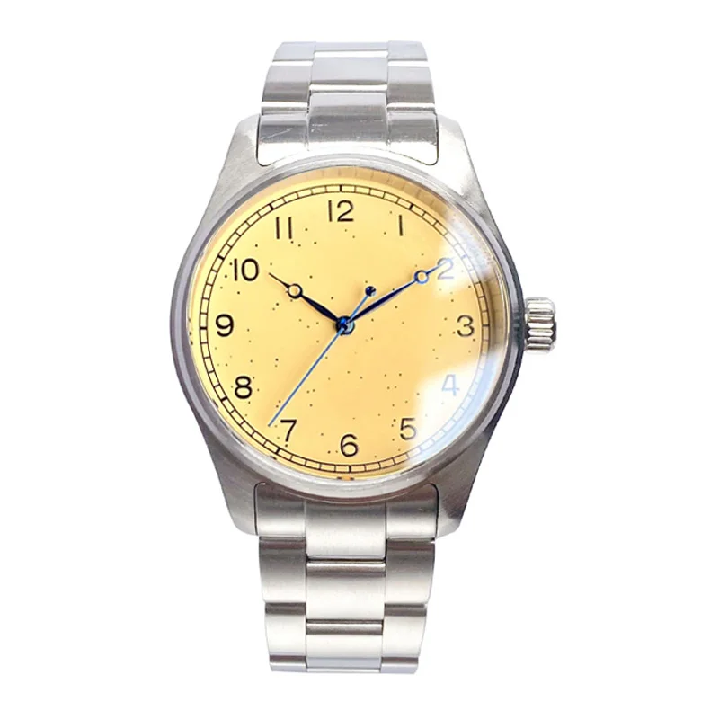 Tandorio Pilot Watches for Men 200M Waterproof Yellow Dial Brushed Case NH35 Movt Blue Hand Military Style Automatic Watch
Tandorio Pilot Watches for Men 200M Waterproof Yellow Dial Brushed Case NH35 Movt Blue Hand Military Style Automatic Watch