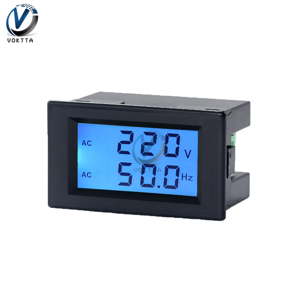 AC150-500V AC80-300V Digital Voltmeter Two Wire Dual Display Frequency Panel Meter Voltage Tester AC Voltage Frequency Monitor
AC150-500V AC80-300V Digital Voltmeter Two Wire Dual Display Frequency Panel Meter Voltage Tester AC Voltage Frequency Monitor
