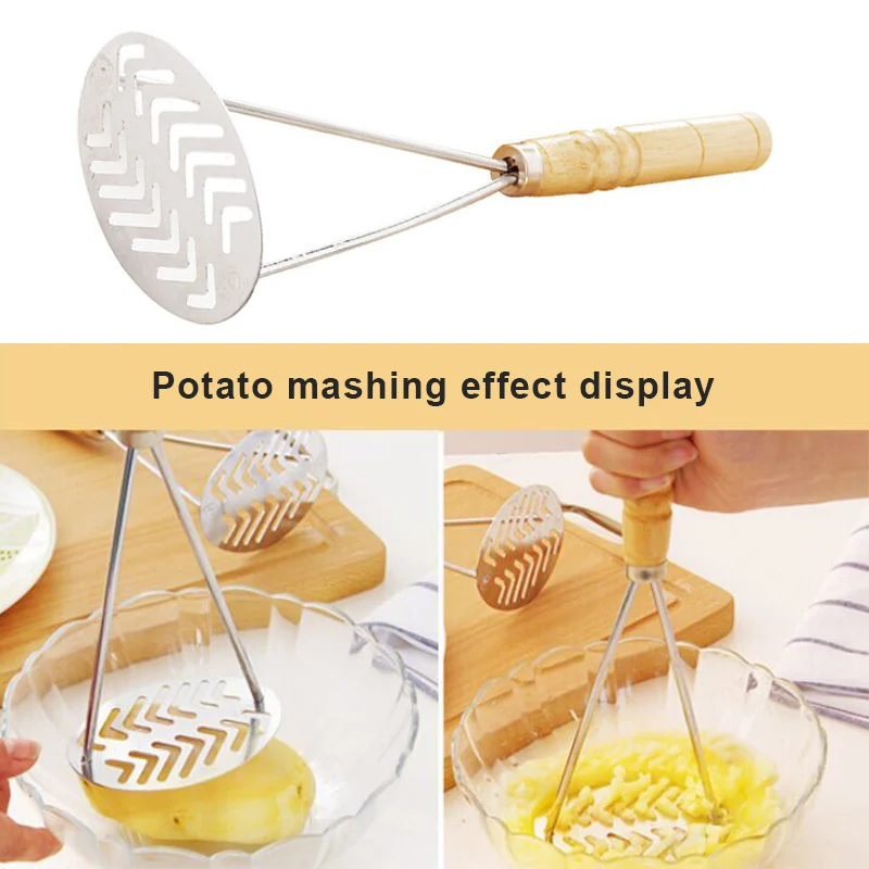Kitchen Manual Crusher Potato Carrot Sweet Potato Avocado Masher Effortless Food Crushing Tool Practical Kitchen Supplies 1pc
Kitchen Manual Crusher Potato Carrot Sweet Potato Avocado Masher Effortless Food Crushing Tool Practical Kitchen Supplies 1pc
