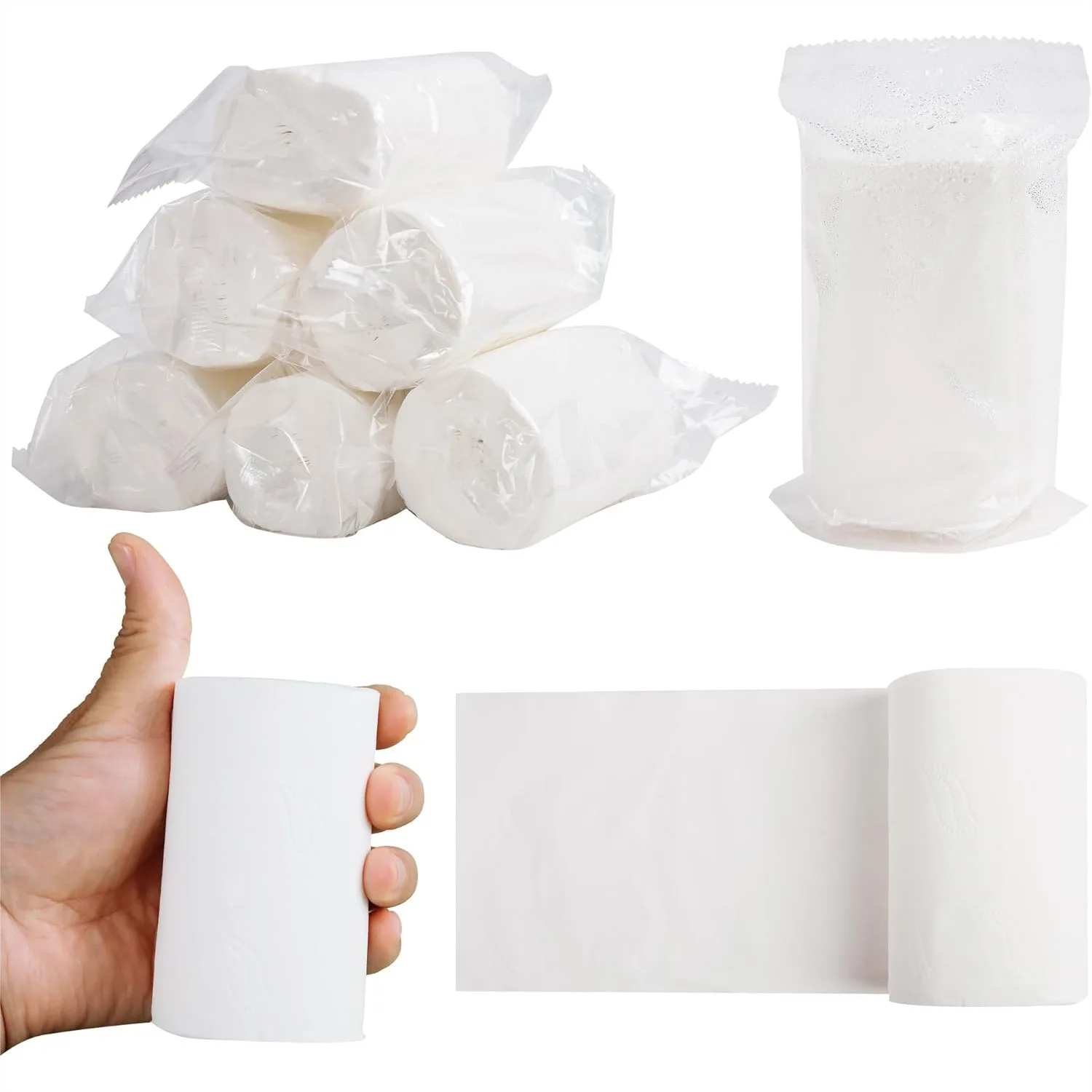 Travel Toilet Paper 6 Rolls – Individually Wrapped Coreless Tissue for Camping, RV, Hiking, Outdoor Trips
Travel Toilet Paper 6 Rolls – Individually Wrapped Coreless Tissue for Camping, RV, Hiking, Outdoor Trips