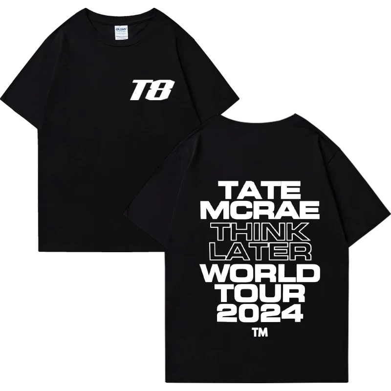Hot sale Tate Mcrae Think Later World Tour 2024 Printed T shirts Unisex vintage short sleeve T-shirt Men Women 100% Cotton Tops
Hot sale Tate Mcrae Think Later World Tour 2024 Printed T shirts Unisex vintage short sleeve T-shirt Men Women 100% Cotton Tops